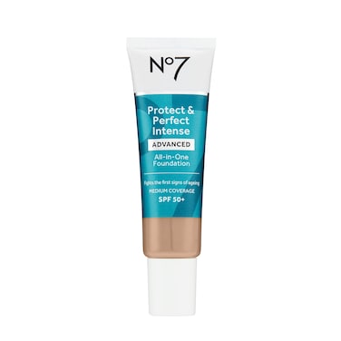 No7 Protect  Perfect Advanced All in One Foundation  Cool Ivory  Age Defying Foundation Makeup with SPF 50 for Women  Makeup Base Cream Helps to Reduces Redness  Blurs Visible Pores 30ml