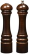 Chef Specialties 10 Inch Imperial Pepper Mill and Salt Shaker Set  Walnut  Made in USA