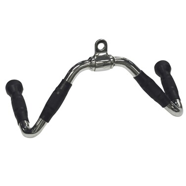 BodySolid ProGrip Multi Bar Cable Machine Attachment with Rubber Grips  Ideal for Seated Rows Bicep Curls Triceps Press Downs and LAT Pull Downs