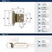Amerock  Cabinet Hinge  Variable Overlay Hinge with Reverse Bevel  Burnished Brass  2 Pack  SelfClosing Hinge  Cabinet Door Hinge