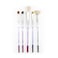 Royal  Langnickel Soft Grip 5pc Assorted Hair Texture Paint Brush Set Includes  Deerfoot Comb Mop  Fan Brushes