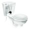 Fluidmaster 500 2Inch Universal Solid Frame Toilet Flapper For 35 Or More GPF Toilets