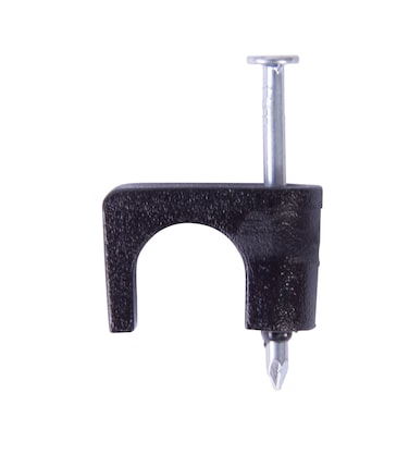 GARDNER BENDER PSB100 100Pk 14 Coax Staple Black