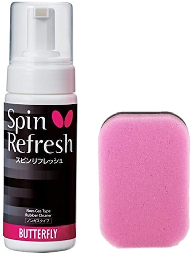 Butterfly Table Tennis Racket Care Kit  Includes 1 Ping Pong Paddle Cleaner  1 Table Tennis Rubber Cleaner Sponge  Great Value Table Tennis Racket Cleaner Kit  Cleans Ping Pong Paddle 125 Times