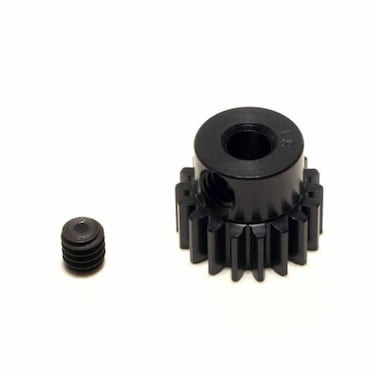 Robinson Racing 1318 Black Aluminum Pro Motor Pinion Gear 18 Bore 48 Pitch 18 Tooth
