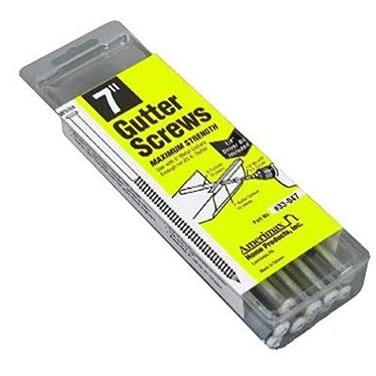 AMERIMAX HOME PRODUCTS 33047PK 7Inch ScrewFerrule White 10Pack  Gray