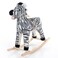 Happy Trails Zebra Plush Rocking Animal