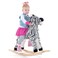 Happy Trails Zebra Plush Rocking Animal