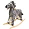 Happy Trails Zebra Plush Rocking Animal