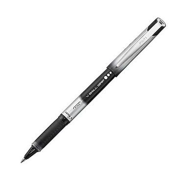 PILOT VBall Grip Liquid Ink Rolling Ball Stick Pens Fine Point Black Ink 12Pack 35570 Dozen Box 07mm  Fine