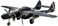 Level 5 Model Kit P61 Black Widow Fighter Plane 148 Scale Model by Revell