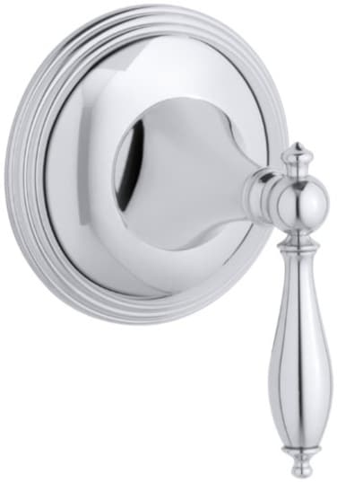 KOHLER KT103034MCP Finial Traditional Volume Control Valve Trim Polished Chrome
