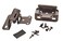 Amerock  Cabinet Hinge  12 inch 13 mm Overlay Hinge  Oil Rubbed Bronze  2 Pack  SelfClosing Hinge  Partial Wrap Hinge  Cabinet Door Hinge