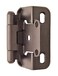 Amerock  Cabinet Hinge  12 inch 13 mm Overlay Hinge  Oil Rubbed Bronze  2 Pack  SelfClosing Hinge  Partial Wrap Hinge  Cabinet Door Hinge