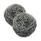 LOLA Stainless Steel Wool Scouring Pad Brand 18 Grams  Curled Flat Wire Cleans Caked On  Baked On Messes on Cookware 2 Pack