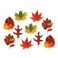 Beistle Mini Leaf Cutouts 4475 10 Piece Pack