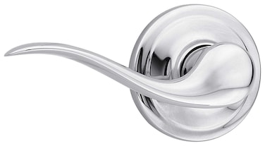 Kwikset 788TNL LH 26 Tustin HalfDummy LeftHanded Lever Polished Chrome
