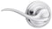 Kwikset 788TNL LH 26 Tustin HalfDummy LeftHanded Lever Polished Chrome