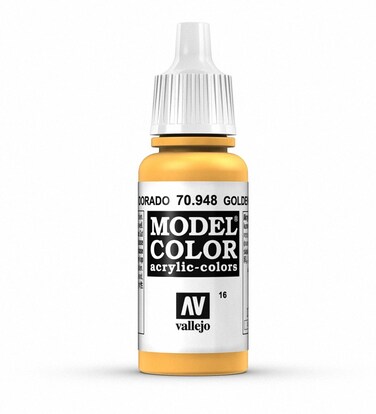 Vallejo Acrylic Paint Golden Yellow