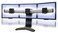 Ergotron Triple Display Stand  Black
