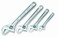 Williams 13342A 4 Piece Chrome Adjustable Wrench Set in Pouch