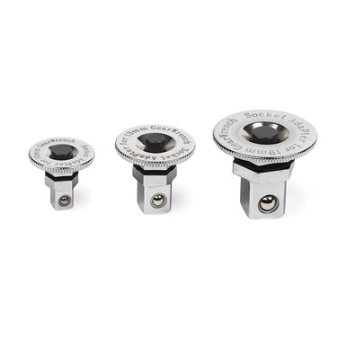 GEARWRENCH 3 Pc Ratcheting Wrench to Square Drive Adapter Set Metric  9230D