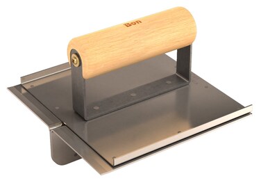 Bon Tool 12593 6Inch by 6Inch Deep and Thin Concrete Groover 112Inch Depth 18Inch Radius Wood Handle Stainless Steel