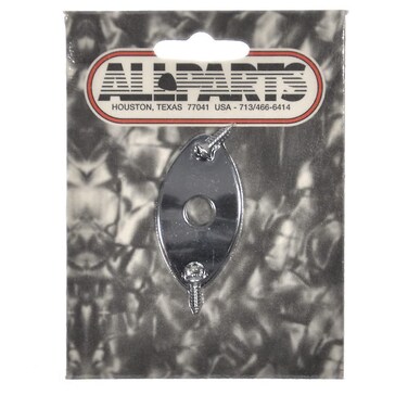 Allparts Football Jackplate  Chrome