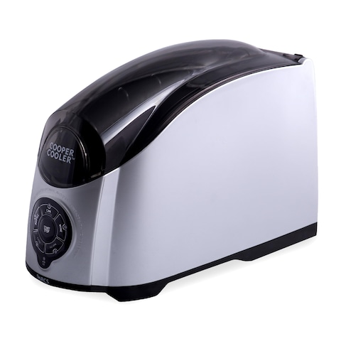 Cooper Cooler  Rapid Beverage  Wine Bottle Chiller for Home Bars  Dorms Automatic Touchpad Quick Chill Functionality Efficient Ice  Water System Perfect for Sodas Beer Wine  Silver