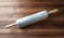 Fox Run Polished Marble Rolling Pin with Wooden Cradle 10Inch Barrel White