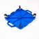 Cosom Scooter Board 16 Inch Childrens Sit  Scoot Board with 2 Inch NonMarring Nylon Casters  Safety Guards for Physical Education Class Sliding Boards with Safety Handles Blue
