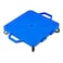 Cosom Scooter Board 16 Inch Childrens Sit  Scoot Board with 2 Inch NonMarring Nylon Casters  Safety Guards for Physical Education Class Sliding Boards with Safety Handles Blue