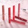 KWOLYKIM 3 Pack Sweet Matte Liquid Lipstick Set Lip Gloss Set Waterproof Long Lasting NonStick Cup Cute Strawberry Matte Velvet Lips Makeup Kit for Women 01
