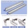 PHWALK 1 Pair 28 32 36 40 48 56 60 Inch 500 Lb with Lock Heavy Duty Drawer Slides Full Extension Locking Industrial Drawer Slides 3 Section Drawer Tracks and Runners Side Mount 3 Wide