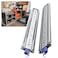 PHWALK 1 Pair 28 32 36 40 48 56 60 Inch 500 Lb with Lock Heavy Duty Drawer Slides Full Extension Locking Industrial Drawer Slides 3 Section Drawer Tracks and Runners Side Mount 3 Wide