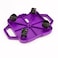 Cosom Scooter Board 12 Inch Childrens Sit  Scoot Board With 2 Inch NonMarring Nylon Casters  Safety Guards for Physical Education Class Sliding Boards with Safety Handles Purple