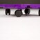 Cosom Scooter Board 12 Inch Childrens Sit  Scoot Board With 2 Inch NonMarring Nylon Casters  Safety Guards for Physical Education Class Sliding Boards with Safety Handles Purple