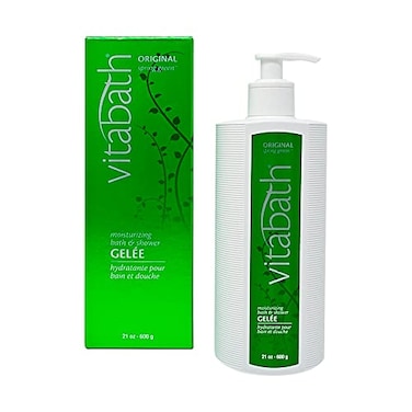 Vitabath Original Spring Green Moisturizing Bath  Shower Gel Wash Intoxicating Botanical Skin Rejuvenation Hydrating Dry Skincare Body Cleanser  Foaming Gelee  21 oz