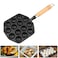 Takoyaki Maker Takoyaki Grill with 14 Holes Nonstick Takoyaki Grill Pan Molds Japanese Octopus Fish Ball Cake Grill Pan for Pancake Balls Fried Eggs Takoyaki Cooking Tool