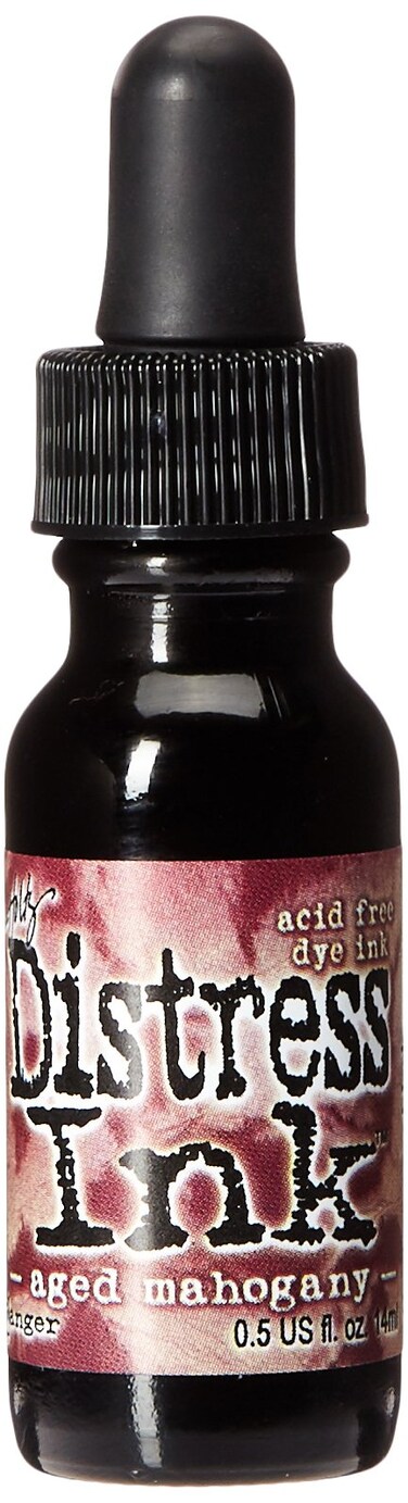 Ranger DRI21520 Tim Holtz Distress Ink Reinker 05Ounce Aged Mahogany
