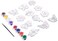 New Image Group SGP89 Suncatcher Group Activity Kit Butterfly and Flowers 12Pack