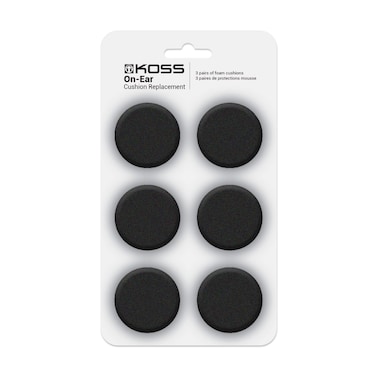 Koss Portable Replacement CushionsBlack