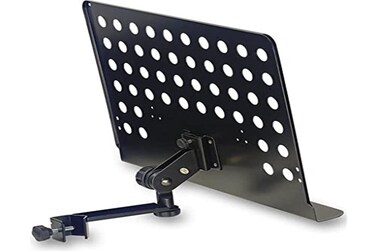Stagg MUSARM 2 Large Music Stand with Attachable Holder ArmBlack