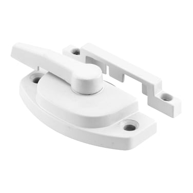SlideCo 171696 Sash Lock Diecast Construction White Used on Vertical and Horizontal Sliding Windows Single Pack