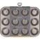 Masterclass Kitchencraft Baking Mince Pie Pan For 12piece Grey 32 x 24cm