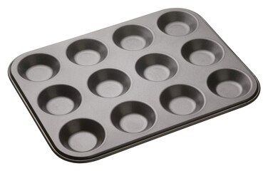 Masterclass Kitchencraft Baking Mince Pie Pan For 12piece Grey 32 x 24cm