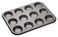 Masterclass Kitchencraft Baking Mince Pie Pan For 12piece Grey 32 x 24cm