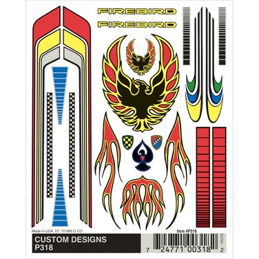 Woodland Scenics Pine Car Derby Dry Transfer Decal 4 by 475Inch Sheet Customs Designs