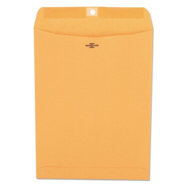 Universal UNV35264 90 Square Flap GummedClasp Envelope  Brown Kraft 100Box