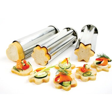 Norpro Tin Canape Bread Molds Set of 1 3 pieces